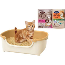  ST Туалет Nyantomo для котят системный светлый, фото 2 