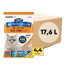  ST Premium Наполнитель древесный для системных туалетов Deo-Toilet Nyantomo крупные гранулы кор 4уп*4,4 л., фото 1 