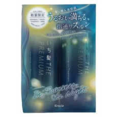  KRACIE Премиальный набор по уходу за поврежденными сухими волосами, вызванными тепловым повреждением с ароматом свежего апельсина и цветов шампунь 400мл.+ кондиционер 400г., фото 1 