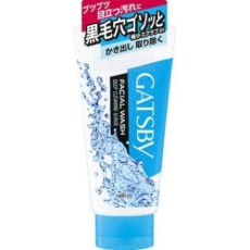 MANDOM Gatsby Facial Wash Deep Cleaning Scrub Пенка с микрочастицами скраба для ухода за нормальной, жирной и проблемной кожей, с освежающим цитрусовым ароматом, 130г., фото 1 