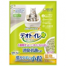  Unicharm Наполнитель цеолитовый для системных туалетов Deo-Toilet Nyantomo мелкие гранулы 3,8л, фото 1 