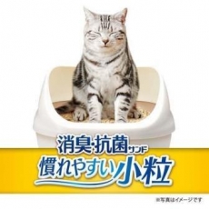  Unicharm Наполнитель цеолитовый для системных туалетов Deo-Toilet Nyantomo мелкие гранулы 3,8л, фото 3 