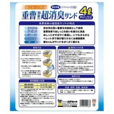  Super Cat Наполнитель бумажный для системных туалетов Deo-Toilet Nyantomo крупные гранулы 4л, фото 2 