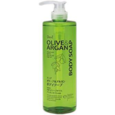  KUMANO YUSHI Deve Olive&Argan Body Soap Жидкое мыло для тела увлажняющее, с аргановым и оливковым маслом, 800мл., фото 1 