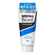  KAO Мужская пенка скраб для умывания лица Men's Biore Япония легкий цитрус 130 г, фото 1 