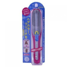  IKEMOTO Damage Care Brush Расческа с силиконовым стержнем, для поврежденных волос, розовая, фото 1 