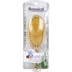  IKEMOTO Botanical Amani Oil Щетка для ухода за поврежденными волосами, с маслом льна, с антистатичес, фото 1 