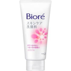  KAO Biore Skin Care Scrub In Пенка-скраб для лица, c освежающим цветочным ароматом, туба 130г., фото 1 
