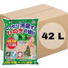  Earth Pet Наполнитель для кошачьего туалета древесный комкующийся Hinoki японская ель  7л х 6уп, фото 1 