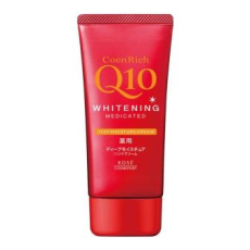  KOSE Глубокоувлажняющий и осветляющий густой крем для рук CoenRich придающий сияние с коэнзимом Q10, без аромата, 80 г, фото 1 