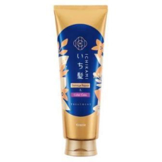  KRACIE Ichikami Damage Repair & Color Care Маска для восстановления повреждений и ухода за цветом волос, с ароматом цветков лимона и цветущей вишни, туба 230г., фото 1 