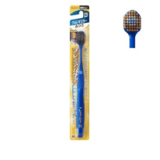  EBISU Standart Regular Широкая 7-рядная зубная щётка с головкой круглой формы, двухуровневой комбинированной щетиной и сверхтонкими кончиками щетинок, 1 шт, средняя жёсткость, фото 1 