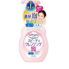  KOSE Softymo Speedy Cleansing Foam Очищающая пенка для умывания и удаления макияжа, с цветочно-фруктовым ароматом, 200мл., фото 1 