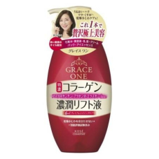  KOSE Grace One Moist Lift Perfect Essence Многофункциональная увлажняющая эссенция для ухода за зрелой кожей лица, с нежным ароматом прованской розы, 230мл., фото 1 