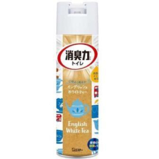  ST Освежитель воздуха для туалета "SHOSHU RIKI" (аэрозоль для туалета с антибактериальным эффектом «Английский белый чай») 365 мл, фото 1 