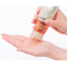  KOSE Премиальный густой согревающий гель Softymo Lachesca для снятия макияжа, очищения и массажа лица с микрогранулами 200 г, фото 2 