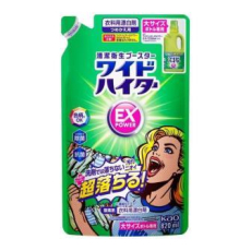  KAO Wide Haiter EX Power Жидкий концентрированный кислородный отбеливатель для цветного белья, с антибактериальным эффектом, с освежающим цветочным ароматом, мягкая упаковка 820мл., фото 1 