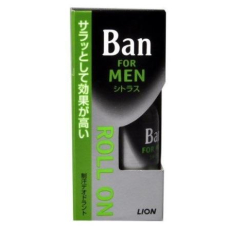  LION Дезодорант шариковый мужской Ban Premium Япония антиперспирант с ароматом цитрусовых 30 мл, фото 1 
