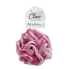  YOKOZUNA Clair Ag+ Body Ball Мочалка для тела, в форме шара с ионами серебра, диаметр 12см, розовая., фото 1 