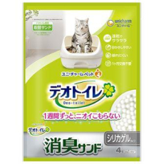  Unicharm Наполнитель силикагелевый для системных туалетов Deo-Toilet Nyantomo круглые гранулы, 4 л., фото 1 