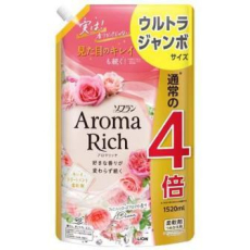  LION Кондиционер-ополаскиватель Aroma Rich Diana для белья 1520мл, фото 1 