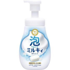  COW Увлажняющее жидкое мыло-пенка для тела с ароматом цветочного мыла «Milky Body Soap» 550 мл, флакон с дозатором, фото 1 