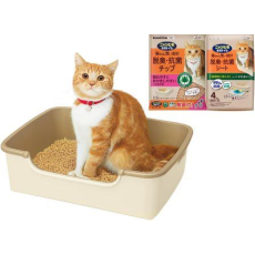  ST Туалет Nyantomo для кошек системный лоток светлый, фото 2 