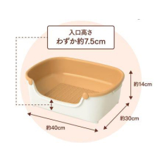  ST Туалет Nyantomo для котят системный светлый, фото 3 
