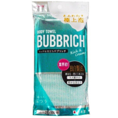  AISEN BUBBRICH Массажная мочалка с высоким пенообразованием, средней жесткости, 28Х100см., фото 1 