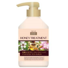  KUMANO YUSHI Восстанавливающий бальзам-ополаскиватель для волос, с 3 видами мёда и натуральными маслами, с ароматом медовой розы, 450мл., фото 1 