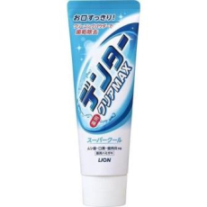  LION Зубная паста с фтором Dentor Clear Япония от кариеса с микро пудрой суперохлаждающая 140 г, фото 1 