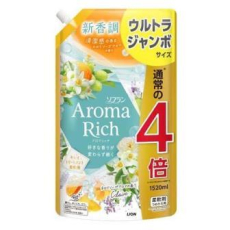  LION Кондиционер-ополаскиватель Aroma Rich Claire для белья 1520мл, фото 1 