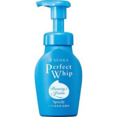 SHISEIDO Пенка-мусс для умывания Senka Perfect Whip Speedy с гиалуроновой кислотой и протеинами шелка, 150мл., фото 1 