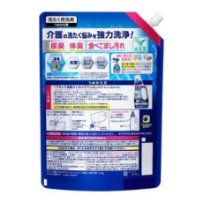  KAO Attack Deodorizing Strong Жидкое средство для стирки с усиленным дезодорирующим эффектом, с ароматом свежей травы, сменная упаковка с крышкой 1150г., фото 2 