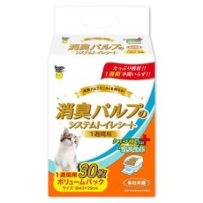  Super Cat Пеленки для системного туалета Deo-Toilet еженедельные антибактериальные 30шт, фото 1 