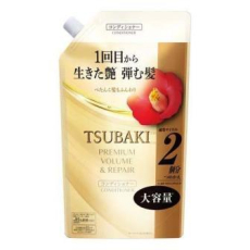  SHISEIDO Tsubaki Volume & Repair Кондиционер для увлажнения и объема волос с ароматом листьев камелии, сменная упаковка с крышкой 600мл., фото 1 