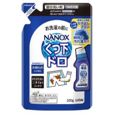  LION Жидкое средство для удаления темных пятен и въевшейся грязи перед стиркой Top Nanox For Mud Dirt сменная упаковка, 200г., фото 1 