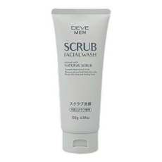  KUMANO YUSHI Натуральный скраб для лица, мужской, туба 130г., фото 1 