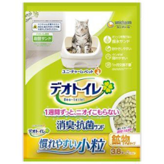  UNICHARM Наполнитель цеолитовый для системных туалетов Deo-Toilet Nyantomo мелкие гранулы 3,8л, фото 1 