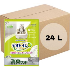  Unicharm Наполнитель силикагелевый для системных туалетов Deo-Toilet Nyantomo круглые гранулы коробка 4л х 6уп, фото 1 