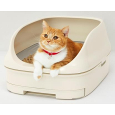  ST Туалет Nyantomo для кошек системный открытый цвет светлый, фото 5 