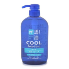  KUMANO YUSHI Horse Oil Cool Body Soap Жидкое мыло для тела, с лошадиным маслом и охлаждающим эффектом ментола, 600мл., фото 1 