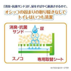  UNICHARM Наполнитель цеолитовый для системных туалетов Deo-Toilet Nyantomo крупные гранулы 4 л, фото 5 