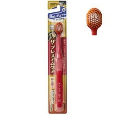  EBISU The Premium Care 8-row Зубная щетка с широкой чистящей головкой круглой формы, с увеличенным количеством пучков и сверхтонкими концами щетинок, 8-рядная, супермягкая, фото 3 
