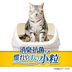  Unicharm Наполнитель цеолитовый для системных туалетов Deo-Toilet Nyantomo мелкие гранулы 3,8л, фото 3 