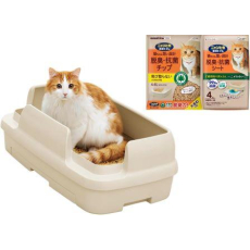  ST Туалет Nyantomo для кошек системный RELAX KING светлый, фото 2 