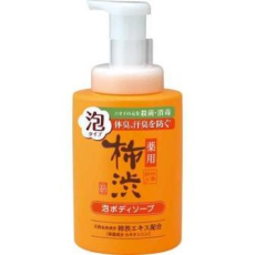  KUMANO YUSHI Kakishibu Foam Body Soap Жидкое мыло-пенка для тела, антибактериальное, с экстрактом хурмы и гиалуроновой кислотой, 500мл., фото 1 