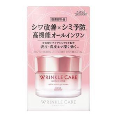  KOSE Grace One Wrinkle Care White Moist Gel Cream Отбеливающий гелеобразный крем для лица, против морщин, 100г., фото 1 