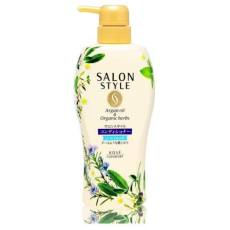  KOSE Кондиционер "Salon Style" для ухода за кожей головы и восстановления структуры волос с аргановым маслом и растительными экстрактами «Объём и гладкость» 500 мл, фото 1 