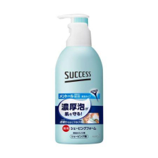  KAO Пена "Success" для бритья «Идеальное скольжение» (с ментолом) 250 г, фото 1 